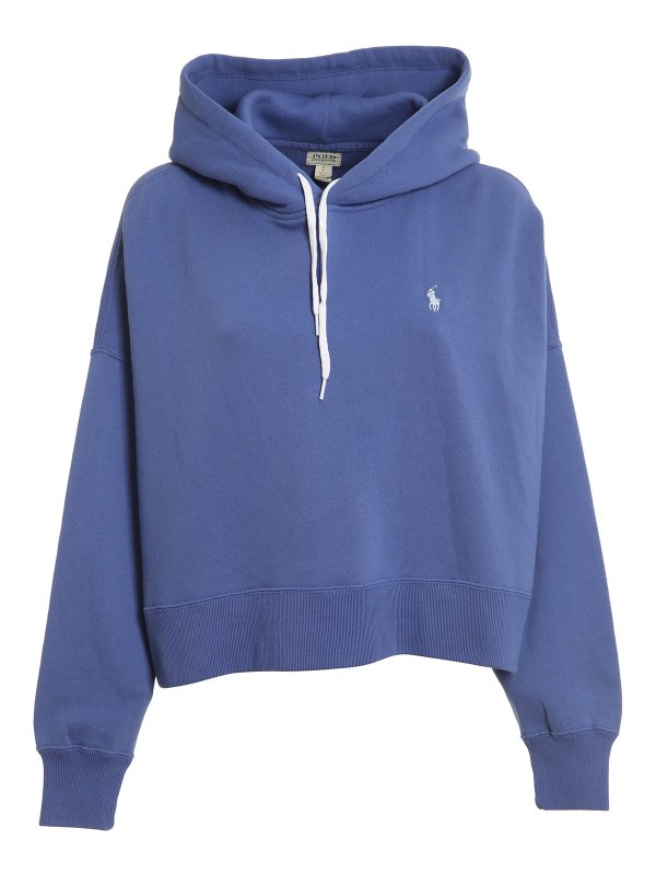 polo cropped hoodie