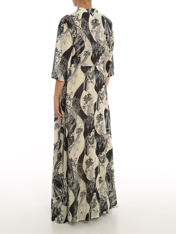 Maxi dresses Tory Burch - Printed shirt dress - 83310013 