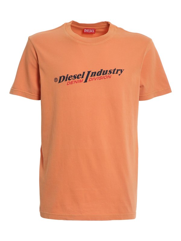 diesel t shirt orange