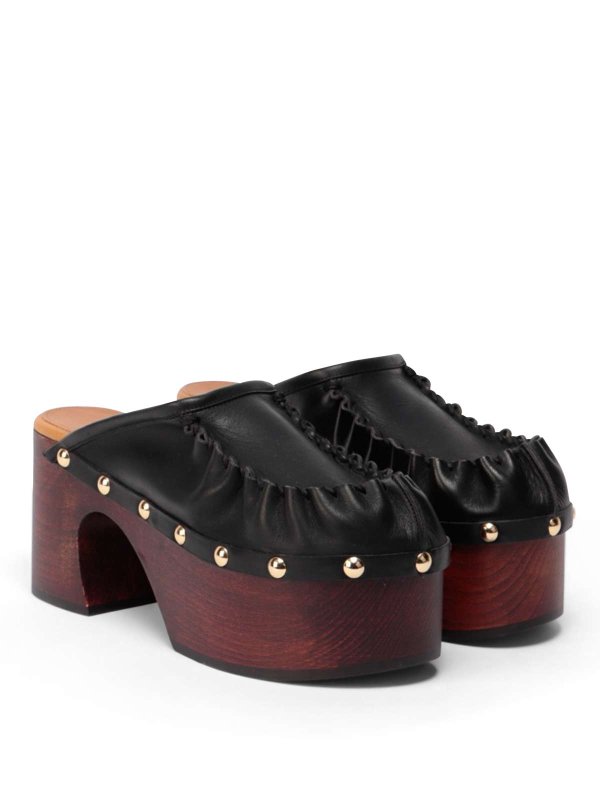 Mules shoes Marni - Leather sabot - SBMS005809P295400N99 | iKRIX.com
