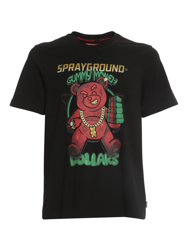 T-shirts Sprayground - Printed T-shirt - SP158BLK | Shop online at iKRIX