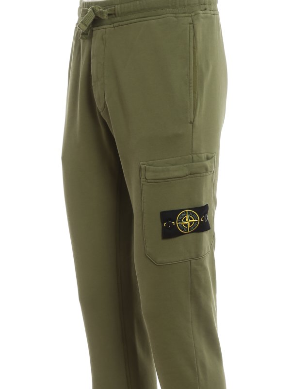 stone island black tracksuit bottoms