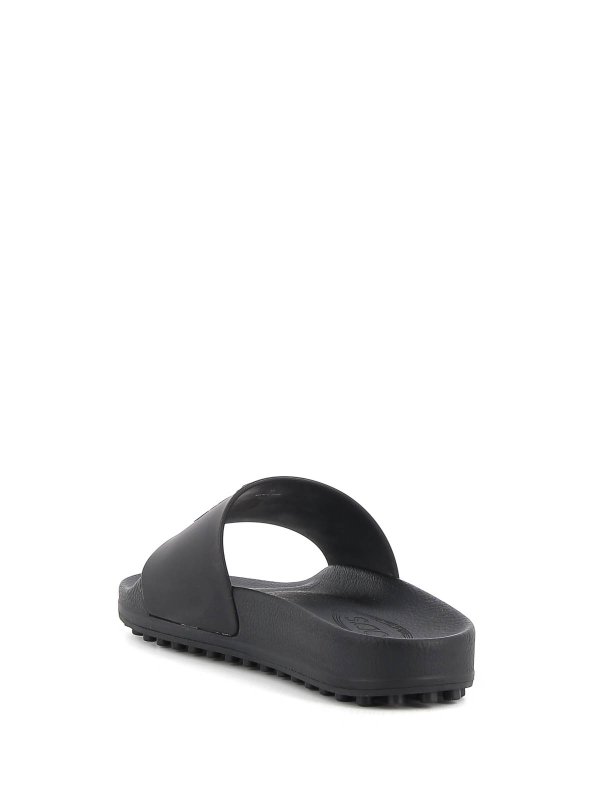 Ciabattine mare Tod'S - Ciabatte con logo in rilievo - XXM13K0FJ60SWMB999