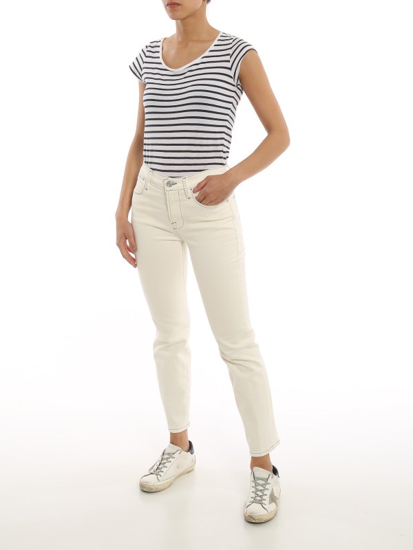 راسته Frame - Le High Straight jeans - LHST790BCHKW | iKRIX