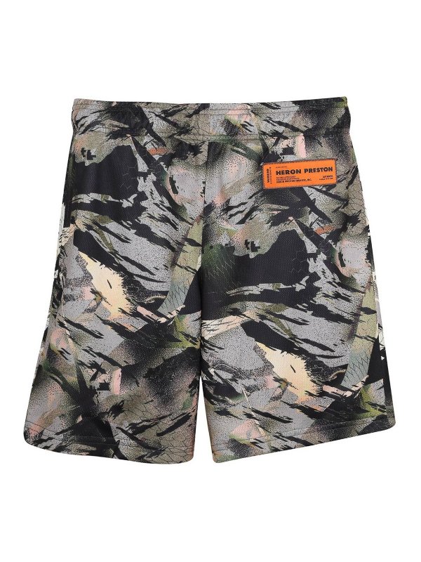 Trousers Shorts Heron Preston - Camu short pants - HMVH001S22JER0015900