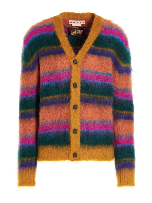 Cardigans Marni - Multicolor mohair cardigan - CDMG0051Q3UFU116RGX99