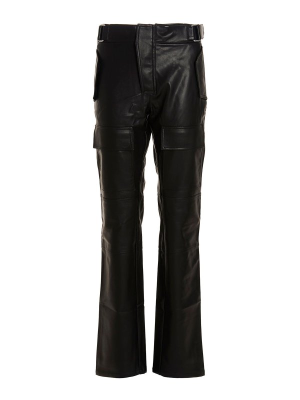 Leather trousers Misbhv - Vegan leather pants - 3022M314BLACK | iKRIX.com
