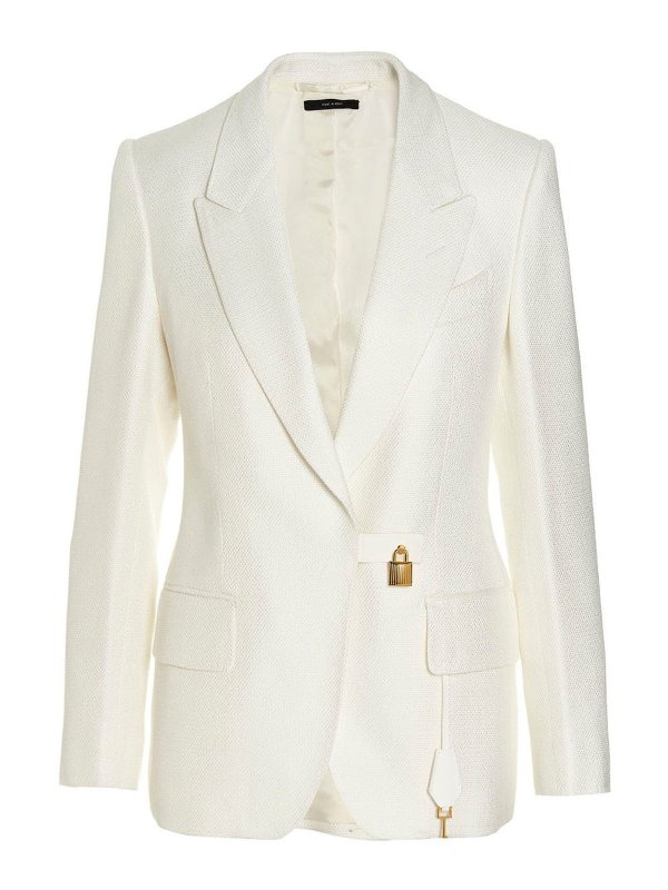 Blazers Tom Ford - Padlock detail blazer jacket - GI2887FAX846AW003