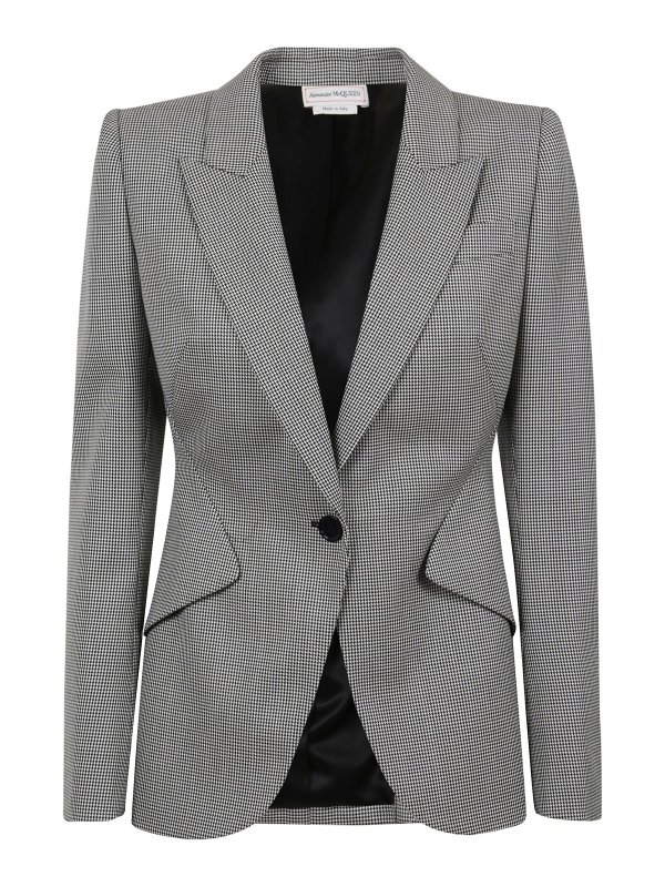 Alexander Mcqueen - Houndstooth blazer 