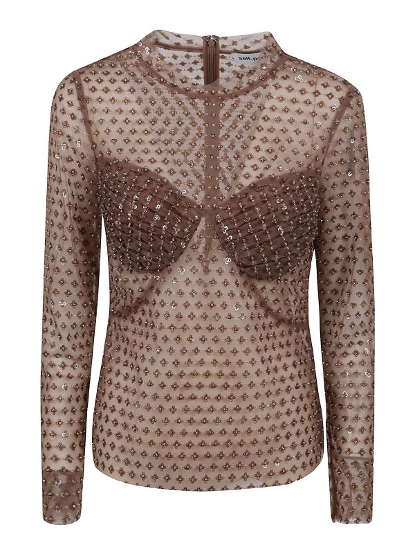 mesh long sleeve top men