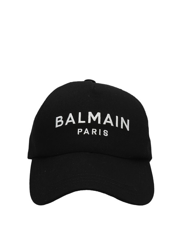 Hats & caps Balmain - Logo embroidery cap - YH0XA015CB240PA | iKRIX.com