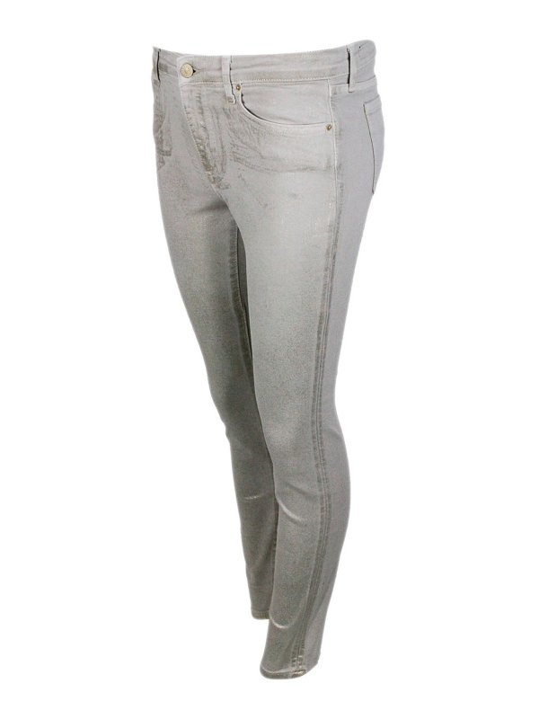 Skinny jeans Armani Exchange - Laminated effect jeans - 6LYJ10Y1LLZ0741