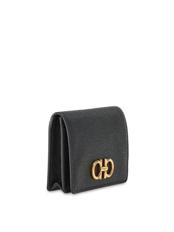 salvatore ferragamo gancini card holder