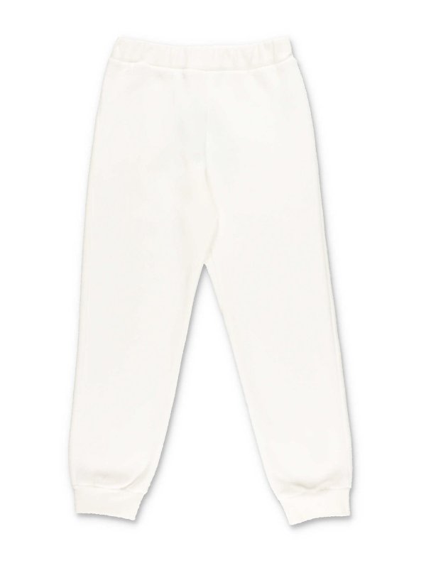 white cotton sweatsuit