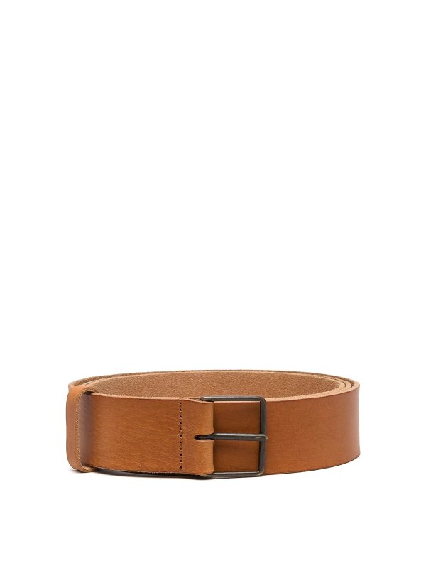 Belts Forte Forte - Washed-finish leather belt - 9482MYBELT1005