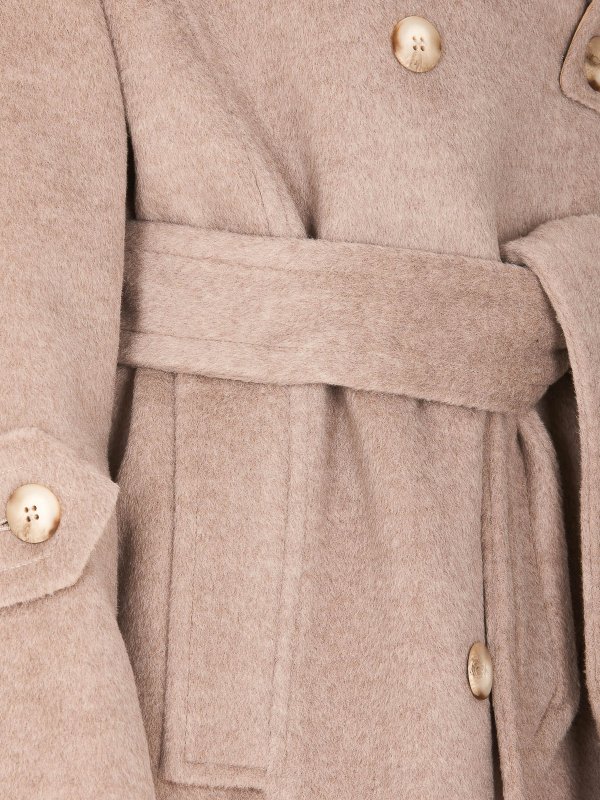 mohair trench coat