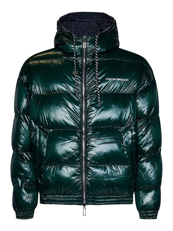 Padded jackets Emporio Armani - Branded puffer jacket - 6L1BP31NNBZ09E7