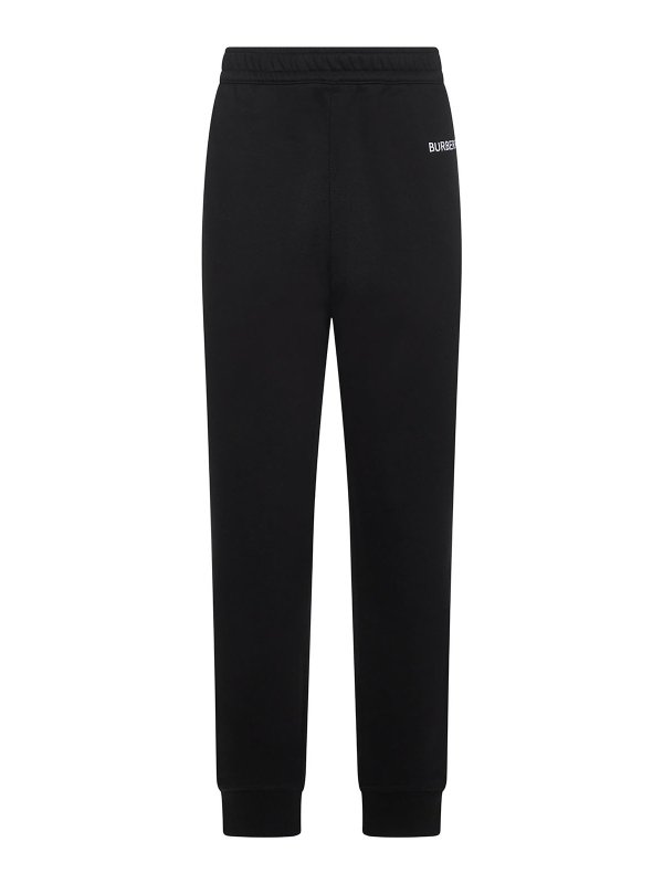 Tracksuit bottoms Burberry - Joggers with logo embroidered on the back -  8057289