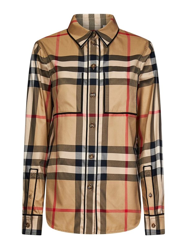 Shirts Burberry - All over checked motif shirt - 8063257 