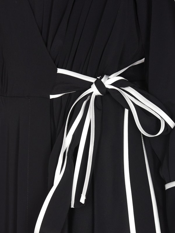 Short dresses Simona Corsellini - Wrap silk blend dress -  P23CPAB030TACE00050381