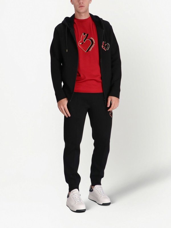 Tracksuit bottoms Emporio Armani - Year of the rabbit tracksuit with logo -  3R1PE81JHSZ0999