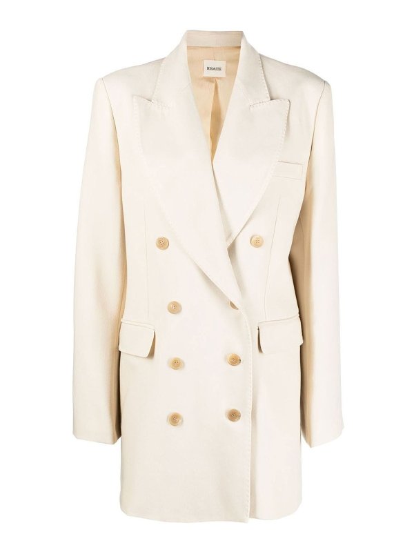 long wool blazer coat