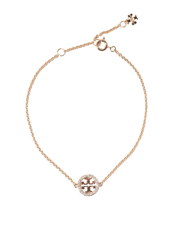 Necklaces & Chokers Tory Burch - Gold tone necklace with charm and crystals  - 80997783