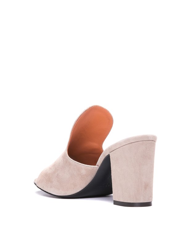 Sandals Via Roma 15 - Suede open toe sandals - 2646A33TAUPE | iKRIX.com
