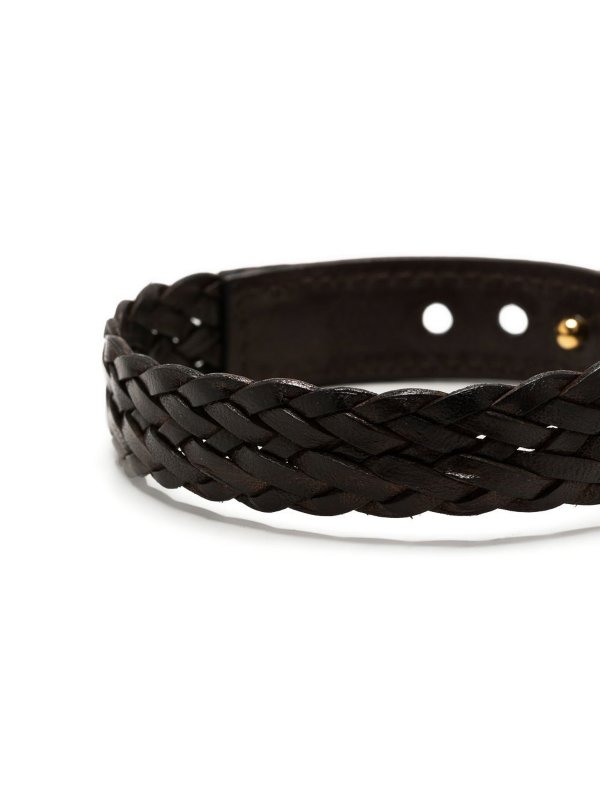 Belts Tom Ford - T-logo braided bracelet - JM0001TWCABRDBG 