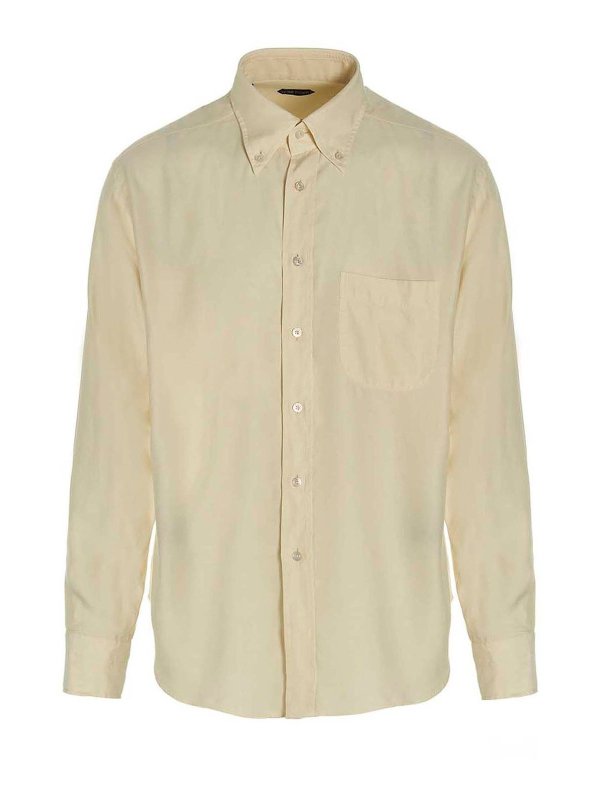 Shirts Tom Ford - Lyocell shirt - HRO001FMT001S23AW090 