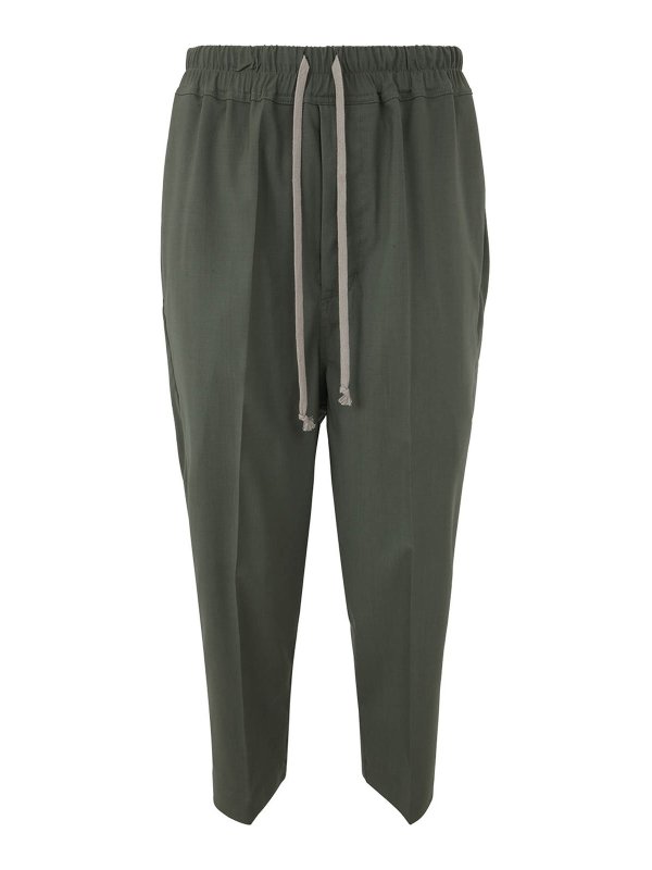 Tracksuit bottoms Rick Owens - Drawstring astaires cropped trouser ...