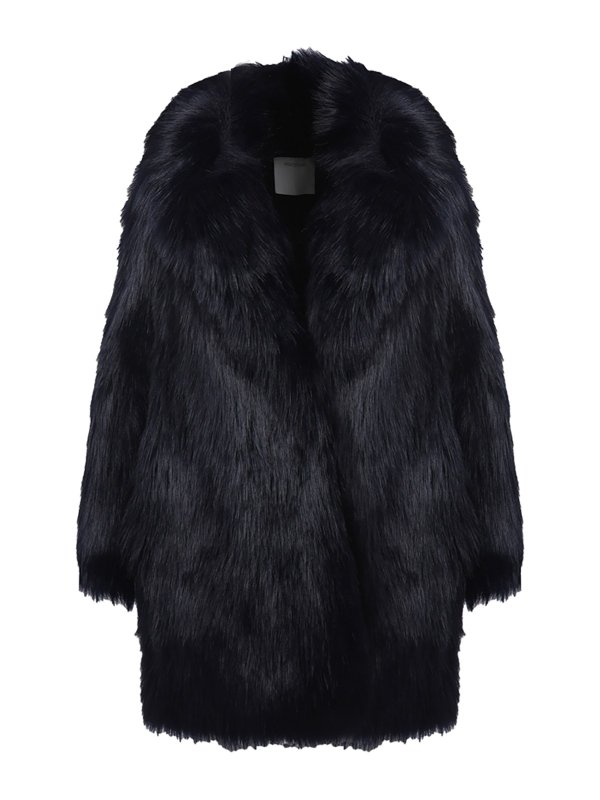 Fur & Shearling Coats Max Mara Studio - Oversized Raid coat ...