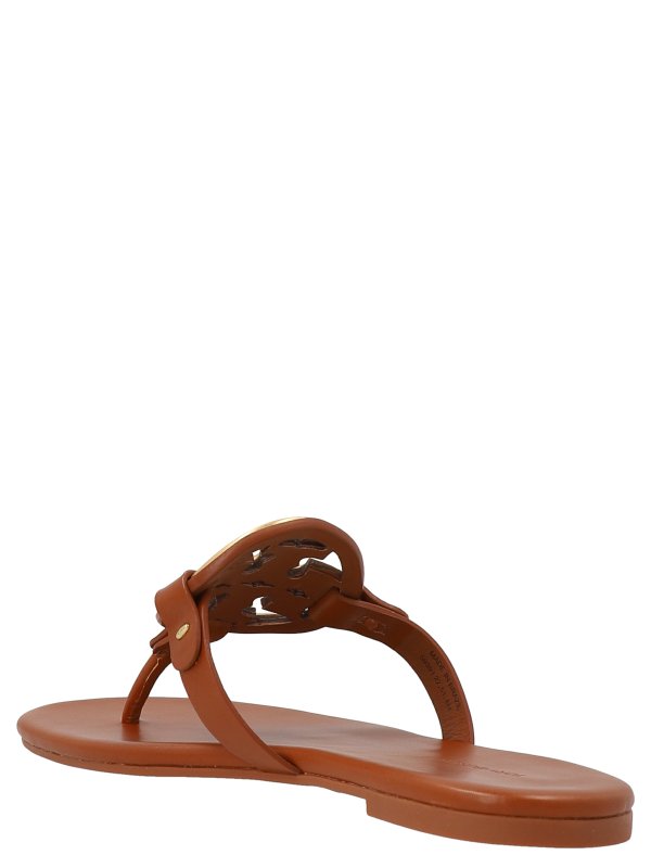 Sandals Tory Burch - Maxi logo nappa sandals - 136593200 