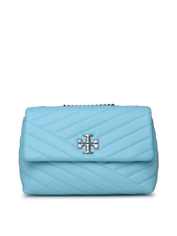 Totes bags Tory Burch - Small kira bag in light blue leather - 90452400