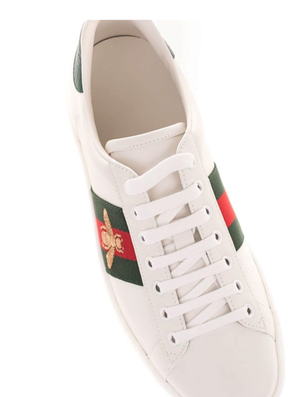 gucci embroidered sneakers