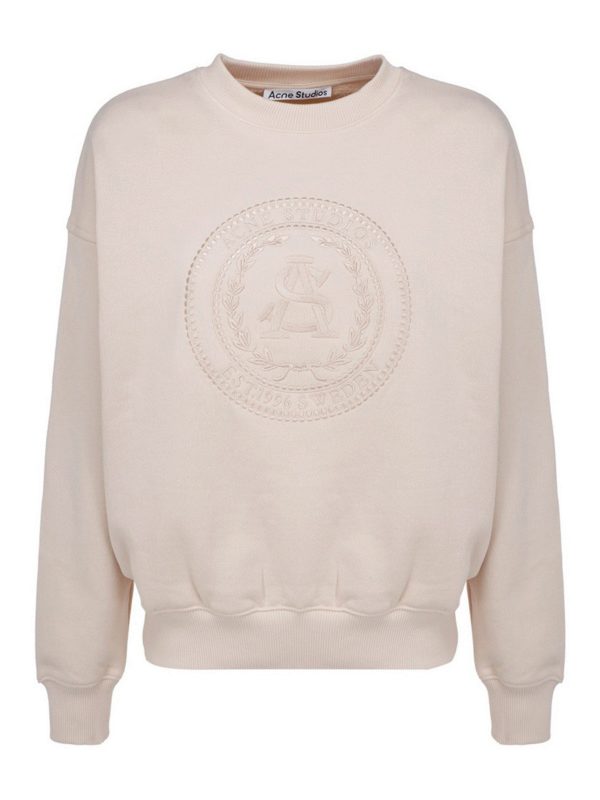 acne logo sweater