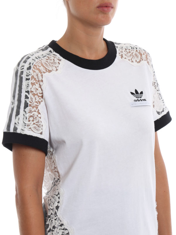 adidas shirt with lace sleeves