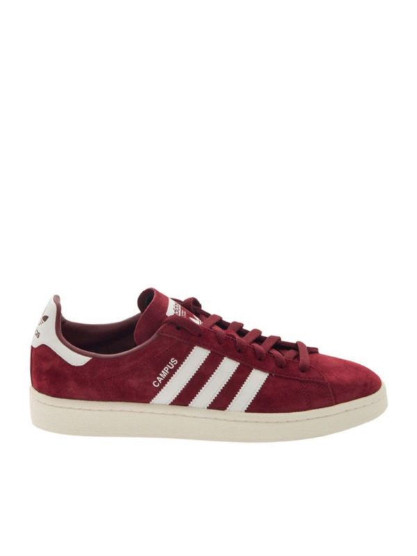 adidas burgundy campus trainers