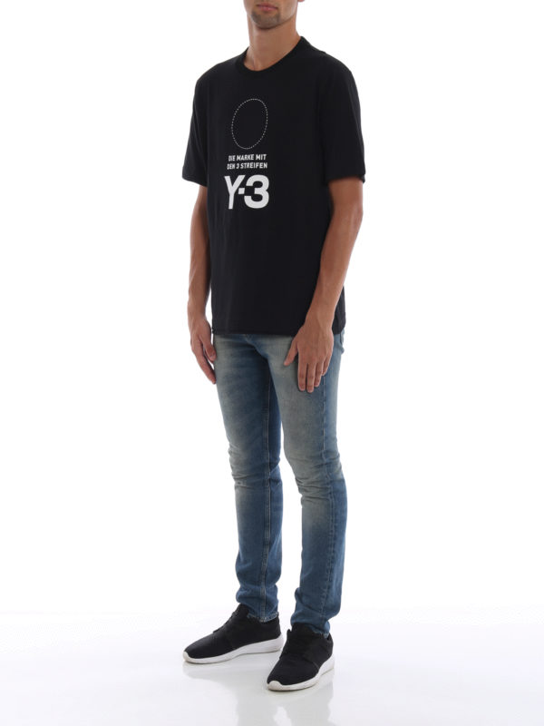 Y-3 3BRANDS STACKED LOGO MODS SHIRT-