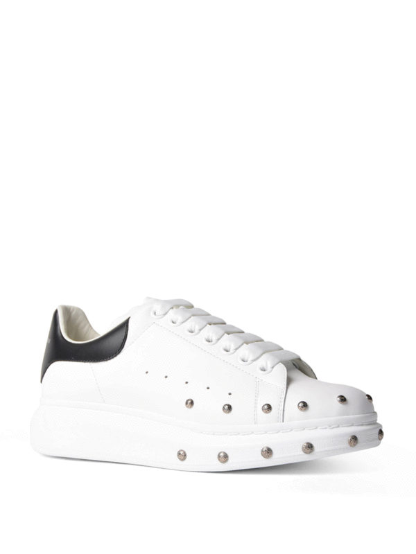 Studded leather sneakers 