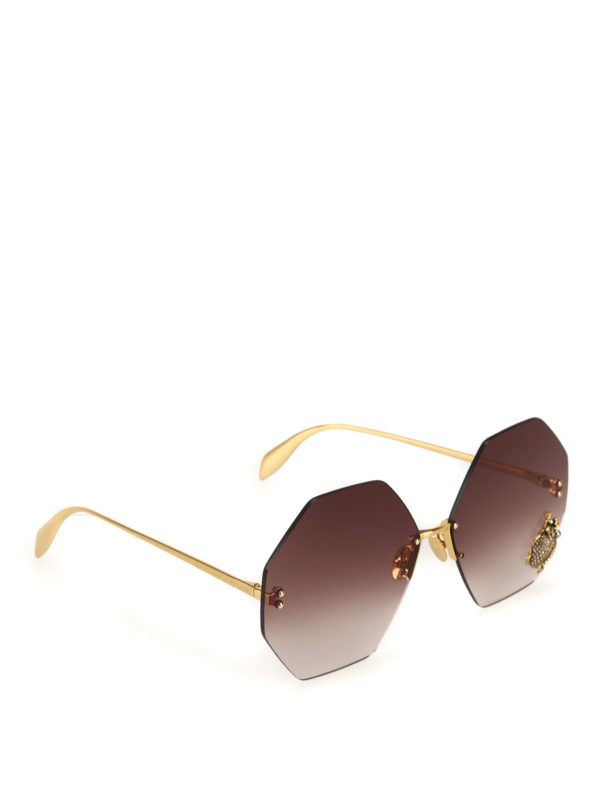 alexander mcqueen beetle sunglasses