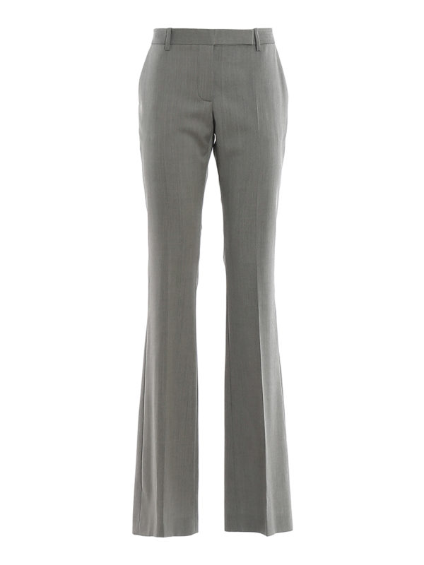 Alexander Mcqueen - Wool flared pants 