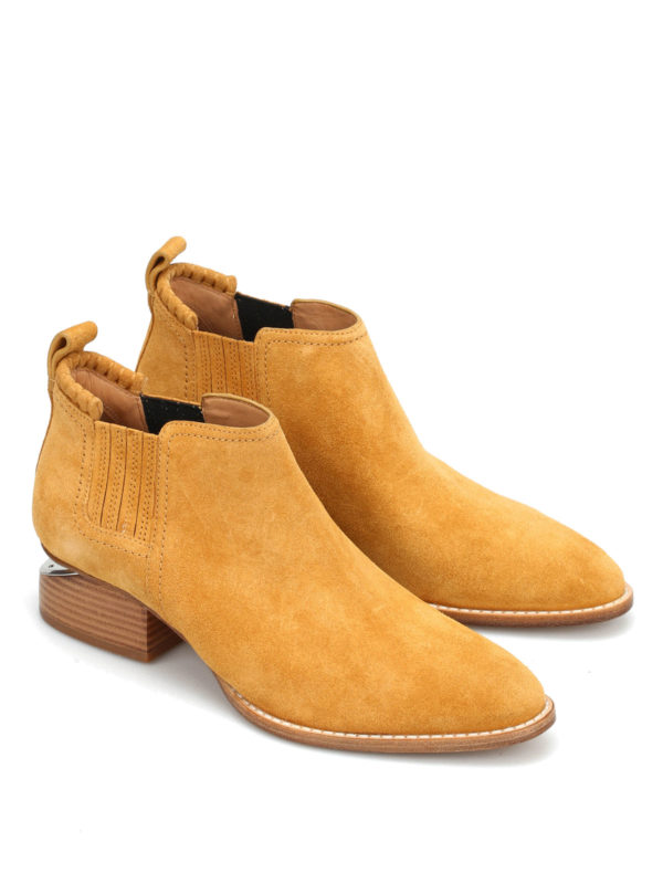 alexander wang suede booties