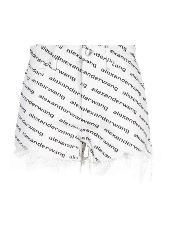 Trousers Shorts Alexander Wang - Logo 