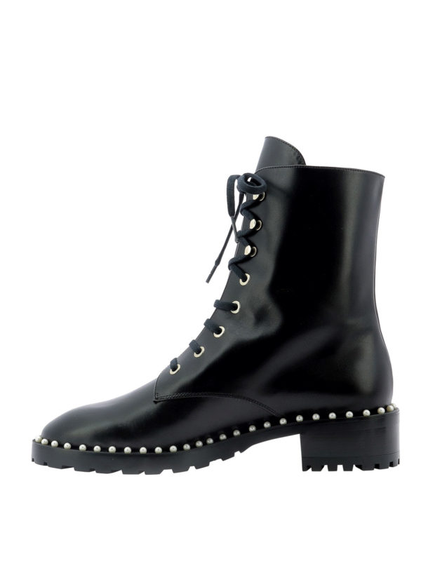 stuart weitzman allie combat boots