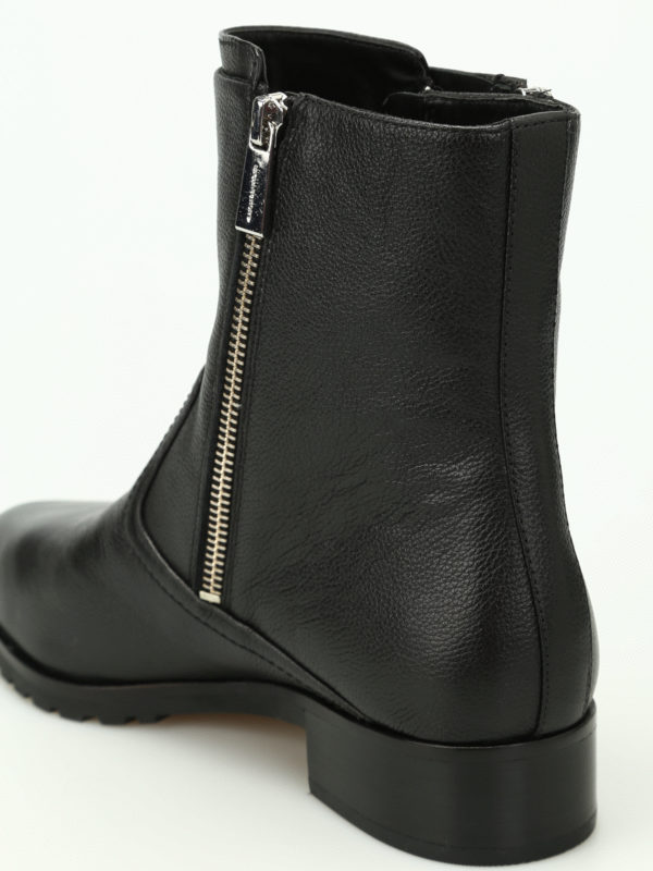 نیم بوت Michael Kors - Andi Flat leather ankle boots - 40F7AIFE6L001