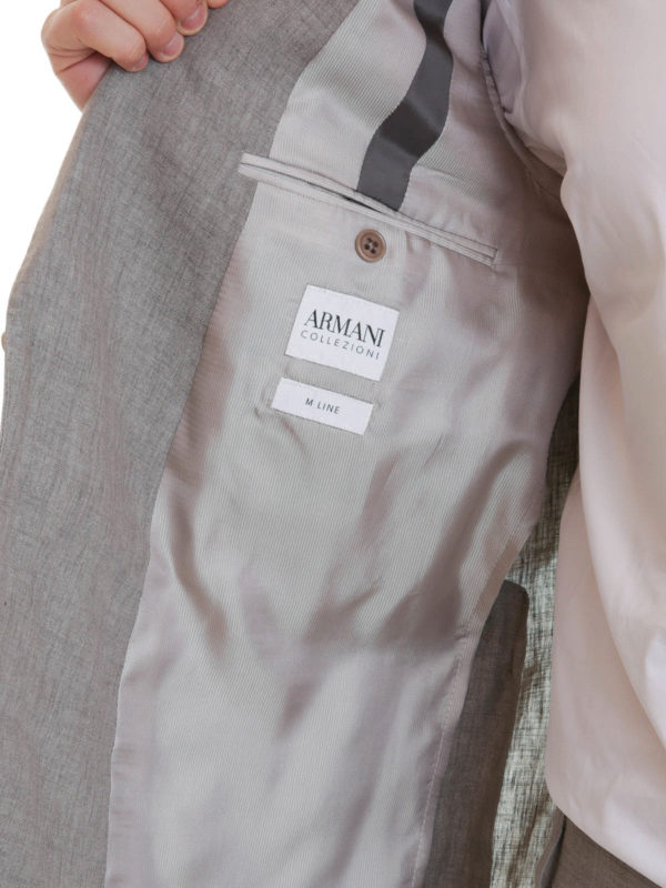 armani linen suit