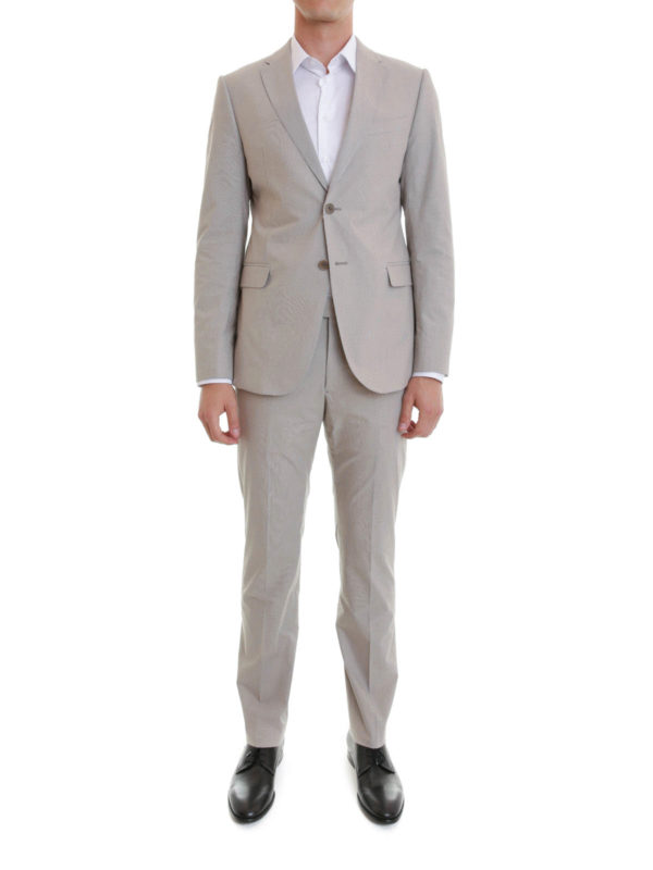 Casual suits Armani Collezioni - Stretch cotton pinstriped suit ...