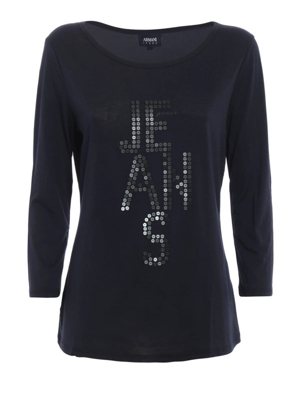 Armani Jeans Long Sleeve T Shirt ØªÛŒ Ø´Ø±Øª 3y5t525jzjz155n Ikrix