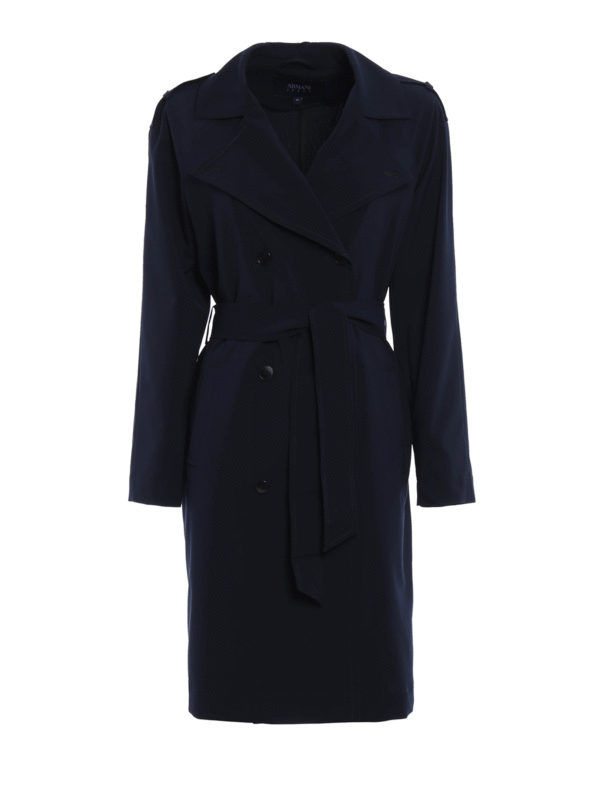 armani jeans trench